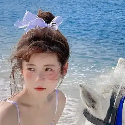  高清超级清新治愈的女生头像图片