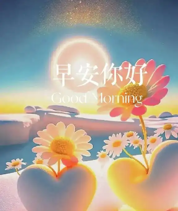  一句早安,是真情的牵挂,是美好的祝愿
