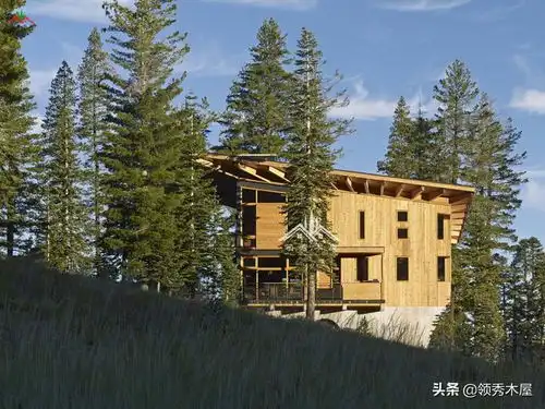 场地在半山腰的木结构房屋别墅如何建  场地在半山腰的木结构房屋别墅如何建