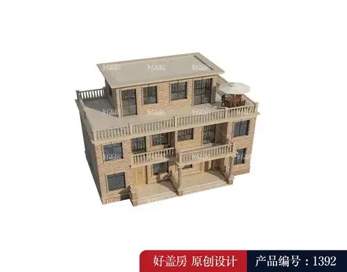 农村两层半楼房图片大全  农村两层半楼房图片大全