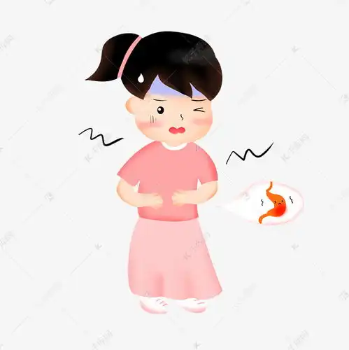 胃痛疼痛的女孩素材图片免费下载千库网