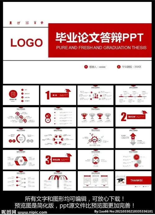  毕业论文答辩ppt模版图片