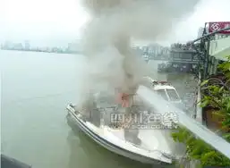 两艘游船并排图片
