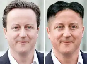  英媒用金式发型恶搞首相卡梅伦等名人