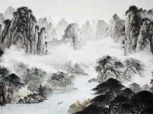  山水画船头朝向图解