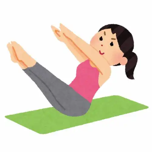  瑜伽形体做操做早操拉伸打太极锻炼身体健身锻炼卡通插画免扣素材手绘png9插画运动比赛健身