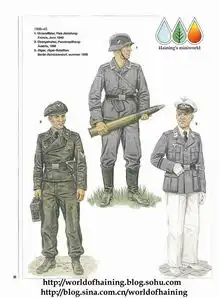  二战德国空军赫尔曼戈林陆战师军服图册