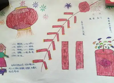  2021年除夕手抄报图片大全简单又漂亮
