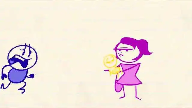  搞笑铅笔动画铅笔人没有照顾好宝宝,被宝妈狠狠的教训了一顿