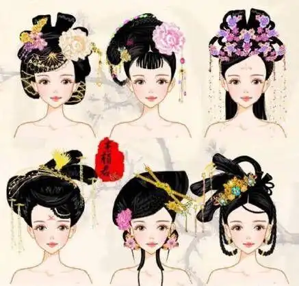  古代头饰的图片,感觉都好美啊