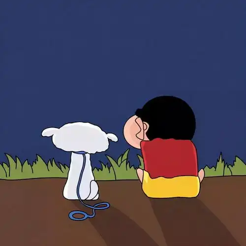  超可爱的蜡笔小新朋友圈背景图