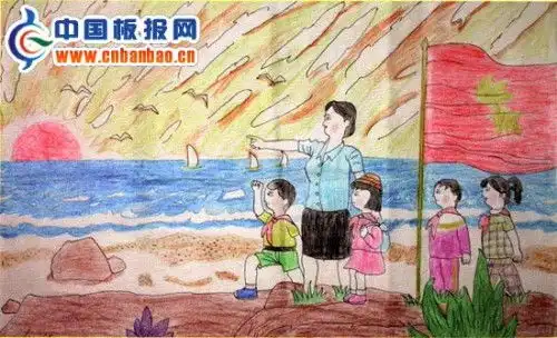 教师节绘画作品求简单的