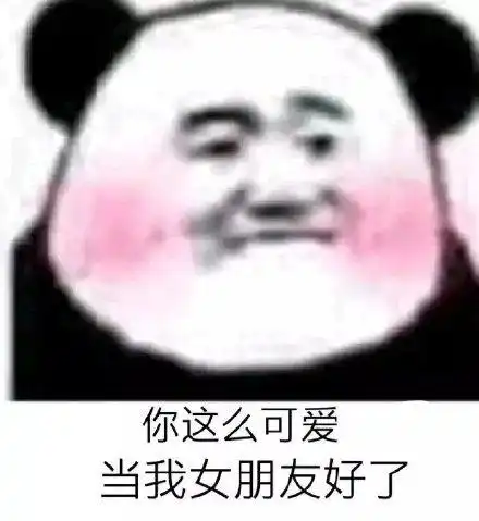 没你不行熊猫头表情包怀