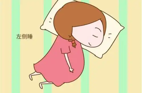 孕妇的正确睡姿图解