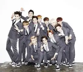 exo12人的合照或者是q版的