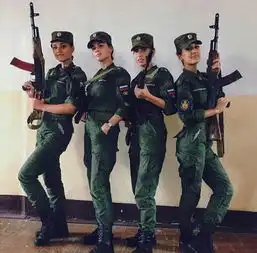 俄罗斯女兵高清图片