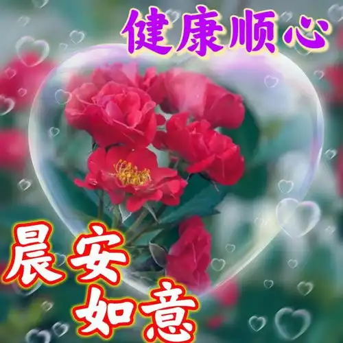  早安图片大全早上好问候语动态表情图片