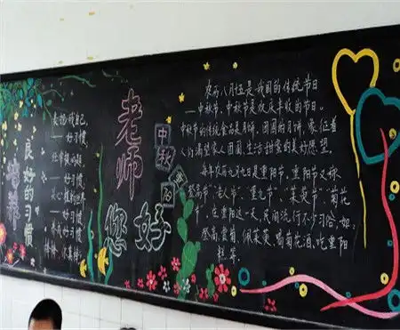  教师节黑板报教师节快乐