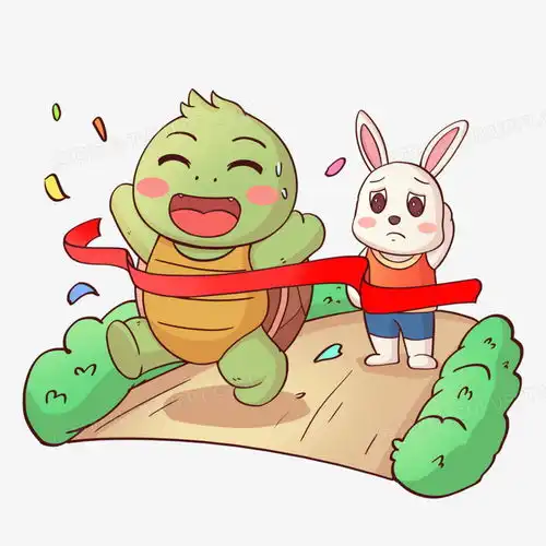  龟兔赛跑乌龟胜利卡通元素png图片素材免费下载卡通png30003000像素熊猫办公