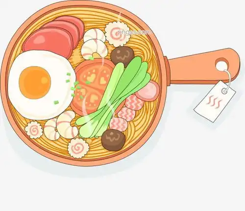  美味食物泡面面条卡通有趣图片大小7436x6394px图片尺寸2.54mb来自png搜索网pngss.com免费免扣png素材下载餐饮鸡蛋卡通面条平底锅食物食物素西红柿虾油菜装饰图案