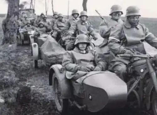 二战德国居然有摩托部队,到底是什么样的  二战德国居然有摩托部队,到底是什么样的