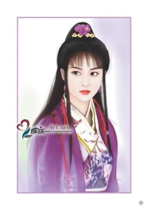  金庸武侠小说中的一些人物漫画像