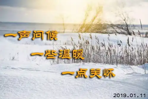  冬季早上问候语温馨动态的图片表情早晨祝福句子