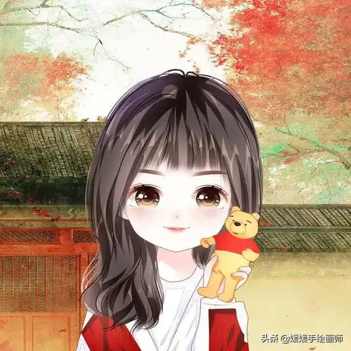  你的微信头像该换换了,有趣的卡通手绘头像,送给童心未泯的你们