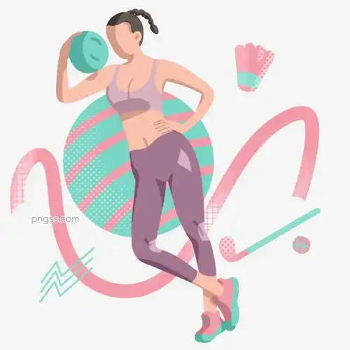  体育运动卡通插画图片大小2000x2000px图片尺寸609.78kb来自png搜索网pngss.com免费免扣png素材下载活动筋骨健身运动卡通插画卡通手绘蓝色的篮球漂亮的女孩强身健体体育项目