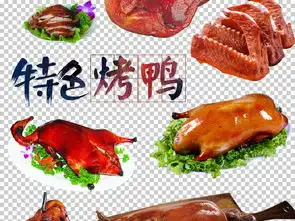  美食素材烧鸡烤鸭烤鸡烧鸭免扣设计图片模板下载118.57mb食物饮品大全生活工作