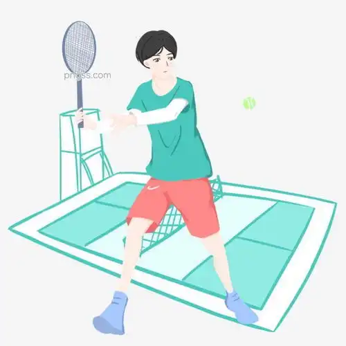  网球运动卡通插画图片大小2000x2000px图片尺寸509.59kb来自png搜索网pngss.com免费免扣png素材下载打网球插画锻炼身体健身运动卡通插画卡通手绘体育项目运动插画