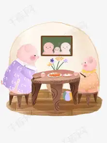  生肖动物猪吃饭卡通可爱儿童手绘插画元素素材图片免费下载高清psd千库网图片编号11677153