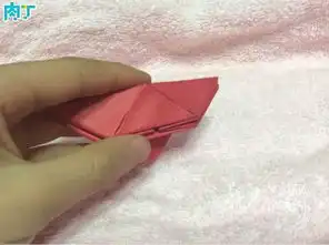  创意有趣的diy折纸教程简单易学的钻石玫瑰花折法