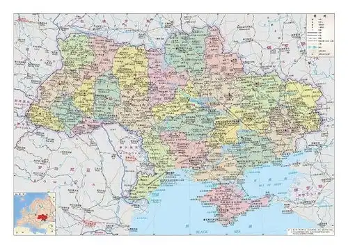  乌克兰地图中文版全图下载乌克兰地图高清版大地图下载电子版