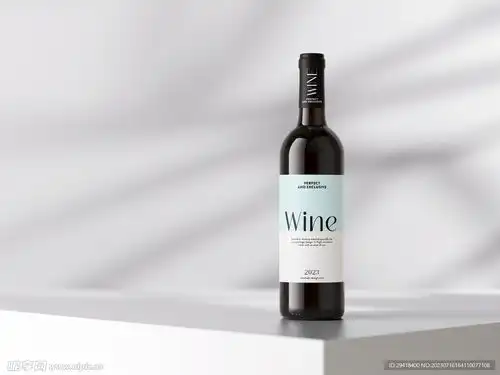  红酒瓶场景样机设计图logo设计
