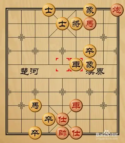  有趣的象棋残局介绍之车马炮配合