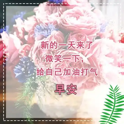  最能打动人心的早安问候图片又是一天的开始幽默早安句子