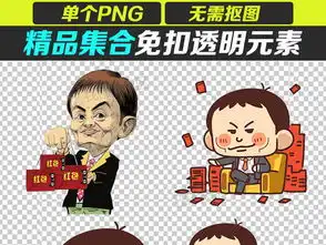  商界名人说什么都有道理马云漫画像图片素材其他格式下载其他大全其他