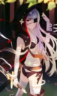  求一张手机壁纸,要求卡通动漫女角色,长发飘飘,拿着武器看起来很霸气的,越多越好