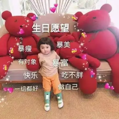  生日表情图片大全微信带字