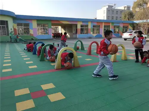  济南市莱芜区人民政府基层信息牛泉镇中心幼儿园趣味跑酷,幸福成长