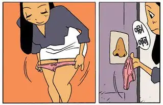  女生智能公寓恶搞漫画图