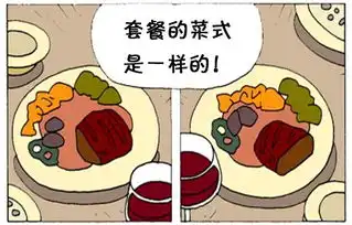  恶搞漫画适合谈恋爱的创意餐厅