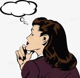  思考问题的女人png图片素材免费下载ai格式91238856像素熊猫办公