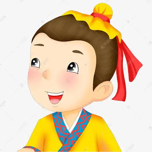  卡通读圣贤书的古代儿童免扣图素材图片免费下载千库网