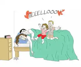  11张有趣漫画有了孩子以后,夫妻间的性生活是这样的