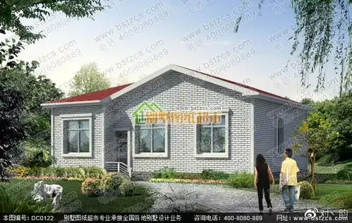 一层农村房屋设计效果图  一层农村房屋设计效果图