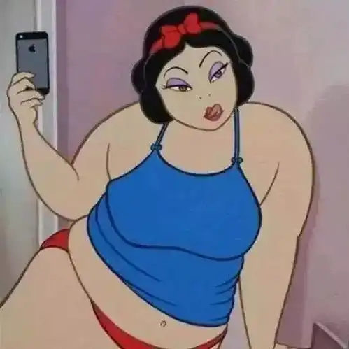 胖子女人漫画图片搞笑百变小胖