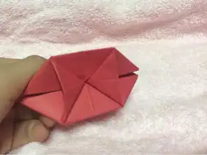  创意有趣的diy折纸教程简单易学的钻石玫瑰花折法