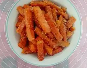  咸鸭蛋黄的花样做法